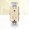 Faith Self-Test 15A TR GFCI Outlet Receptacle with Wall Plate, Ivory GLS-15ATR-IV - alternate 4